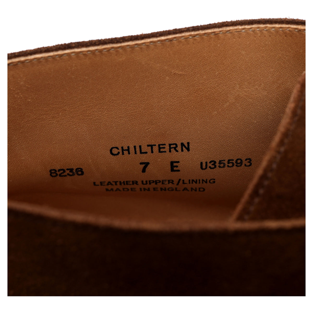 &#39;Chiltern&#39; Snuff Brown Suede Chukka Boot UK 7 E