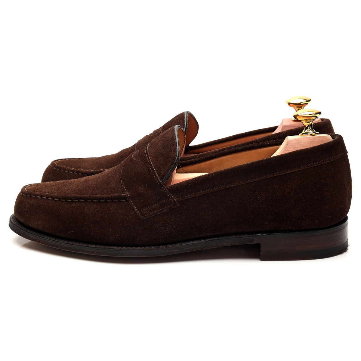 &#39;Hudson&#39; Brown Suede Loafers UK 7.5 F