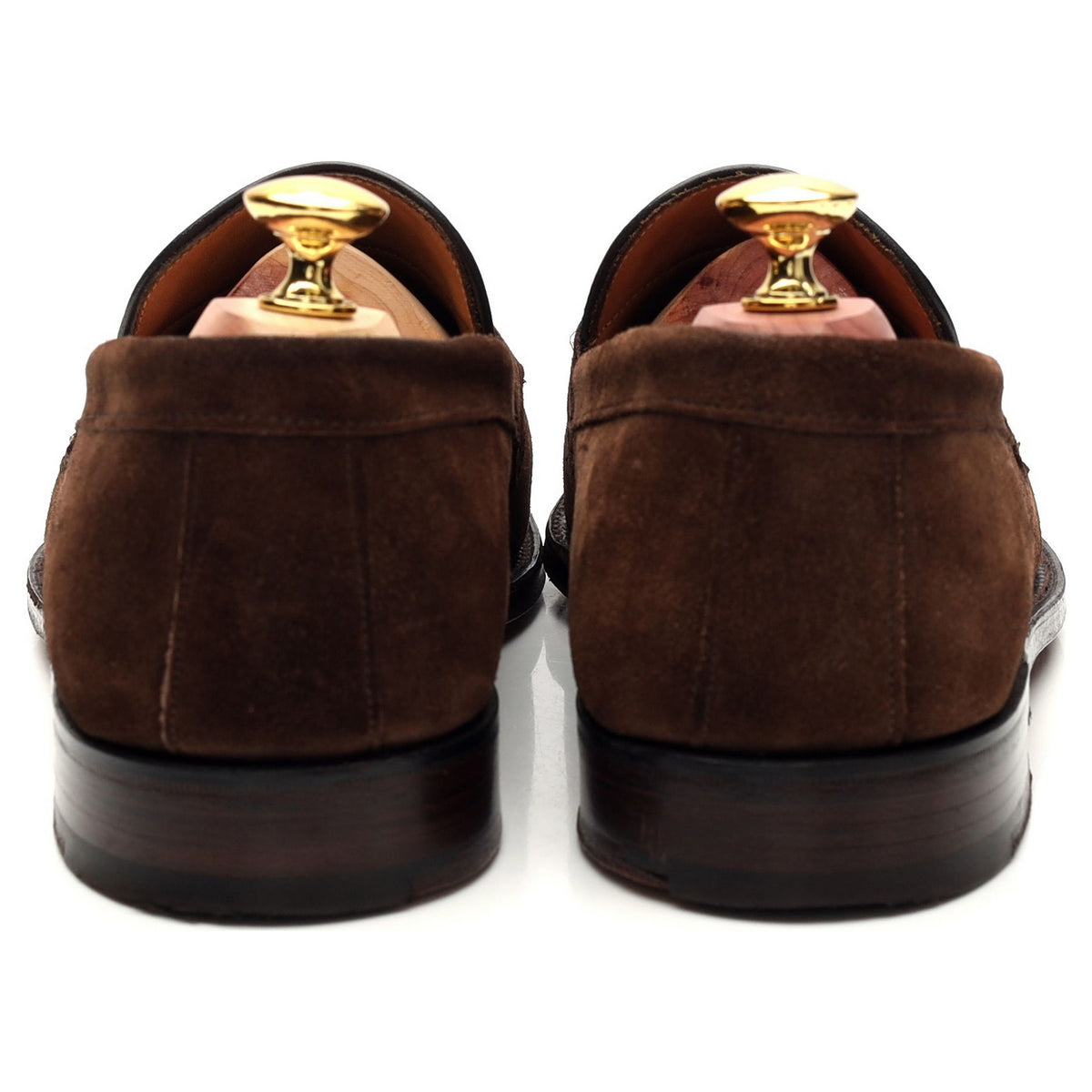 &#39;Hudson&#39; Brown Suede Loafers UK 7.5 F