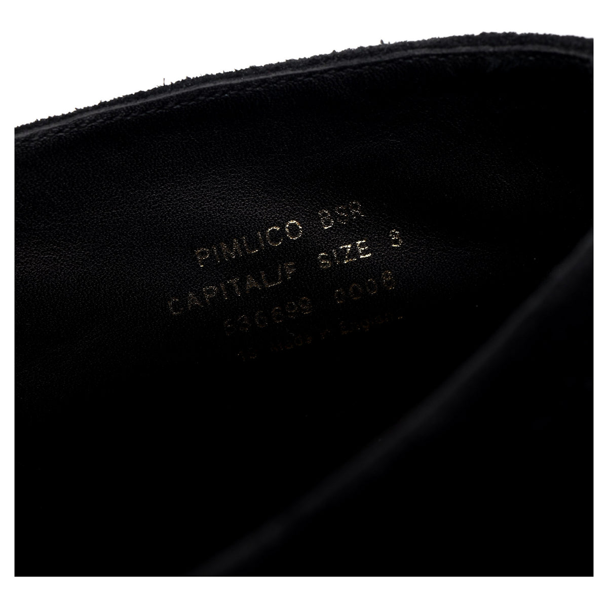 1880 &#39;Pimlico&#39; Black Suede Chukka Boots UK 8 F