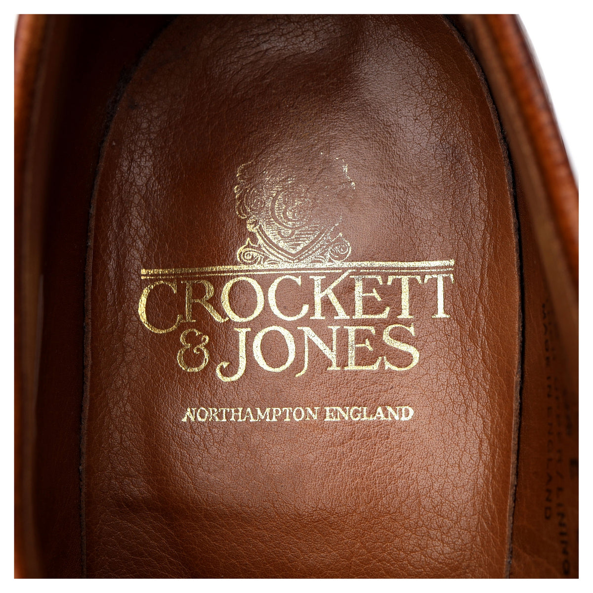 &#39;Grasmere&#39; Tan Brown Grain Leather Derby UK 9.5 E