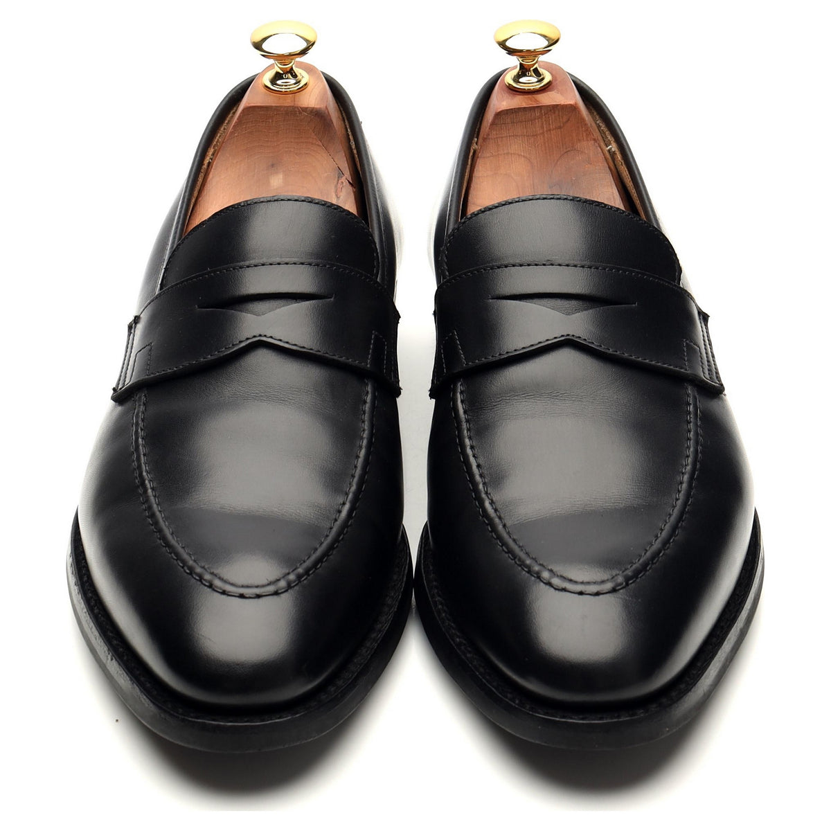 &#39;Sydney&#39; Black Leather Loafer UK 9.5 E