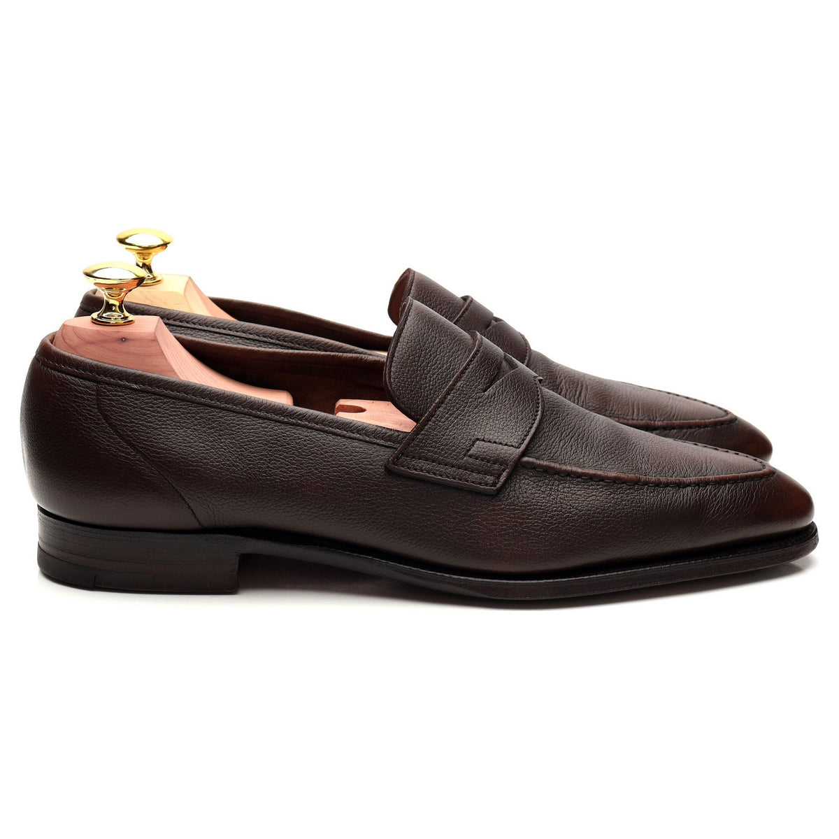 &#39;Teign&#39; Dark Brown Leather Loafer UK 7.5 E