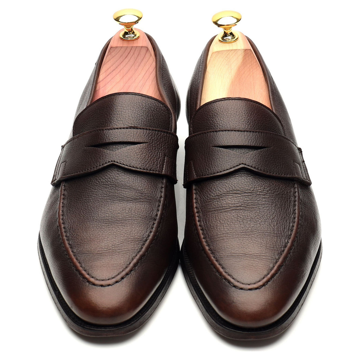 &#39;Teign&#39; Dark Brown Leather Loafer UK 7.5 E