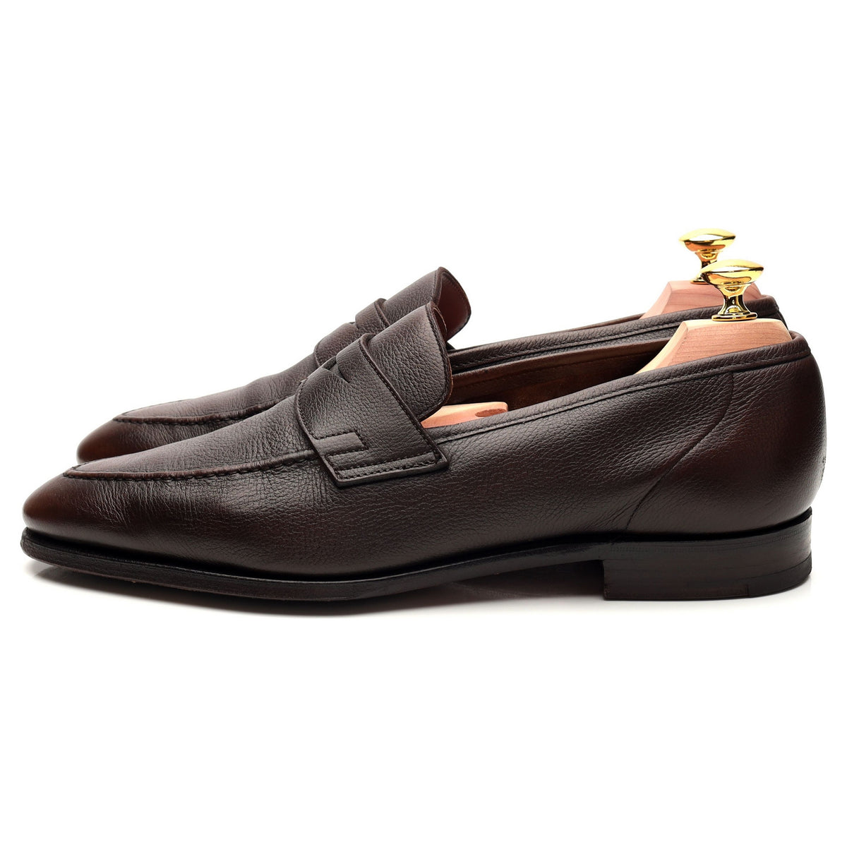 &#39;Teign&#39; Dark Brown Leather Loafer UK 7.5 E