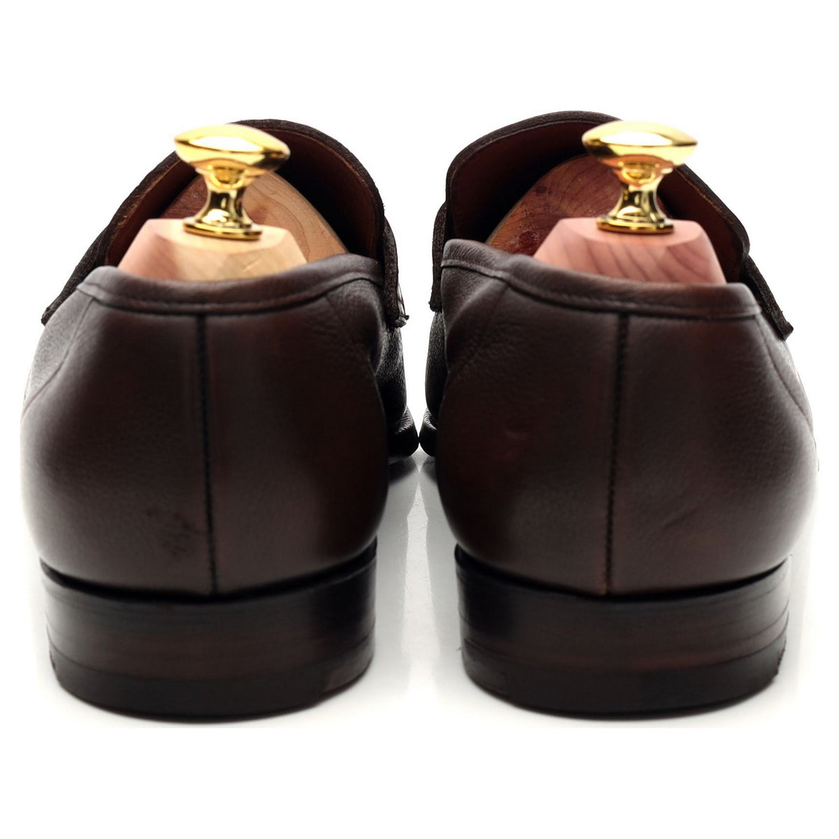 &#39;Teign&#39; Dark Brown Leather Loafer UK 7.5 E