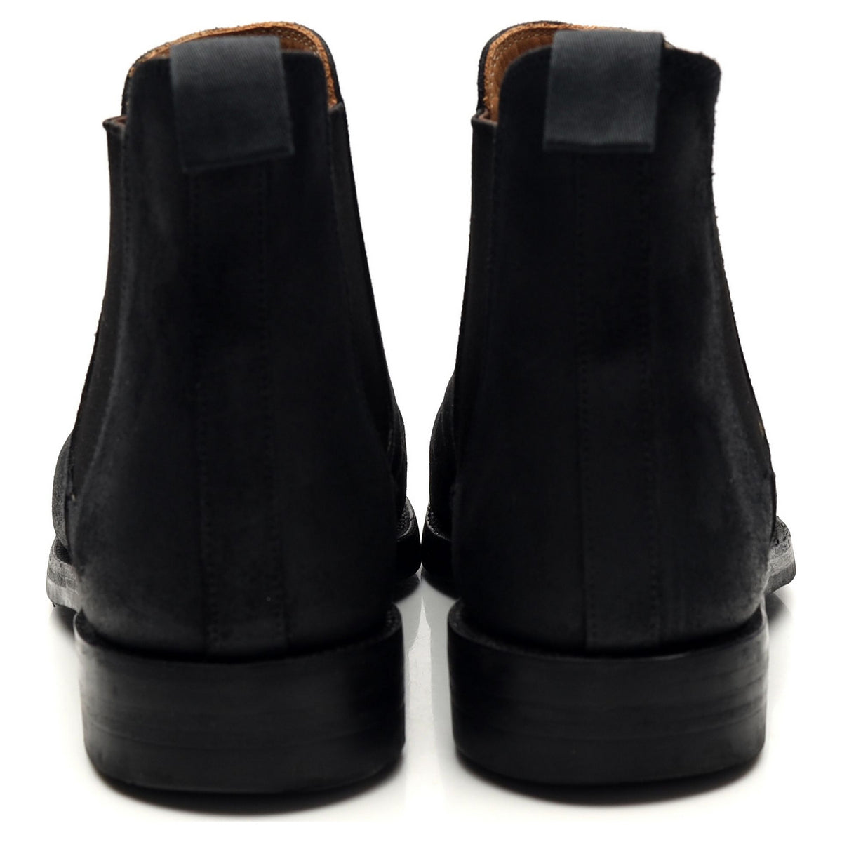 &#39;Chelsea 5&#39; Black Rough-Out Suede Chelsea Boots UK 8 E