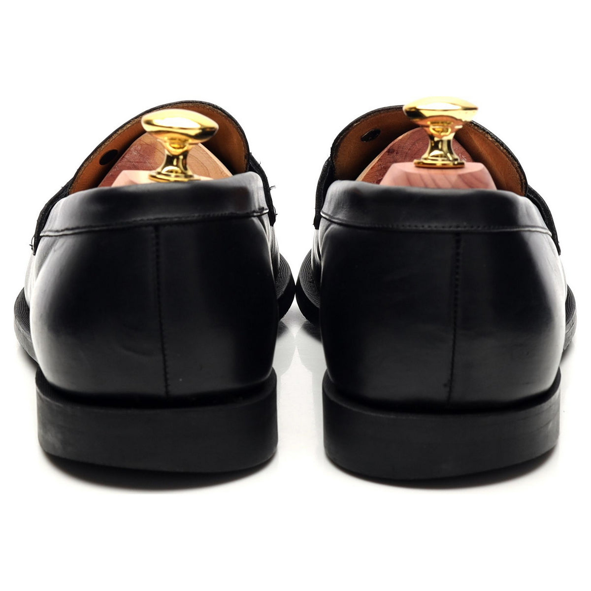 &#39;Elveden&#39; Black Leather Loafer UK 7 F