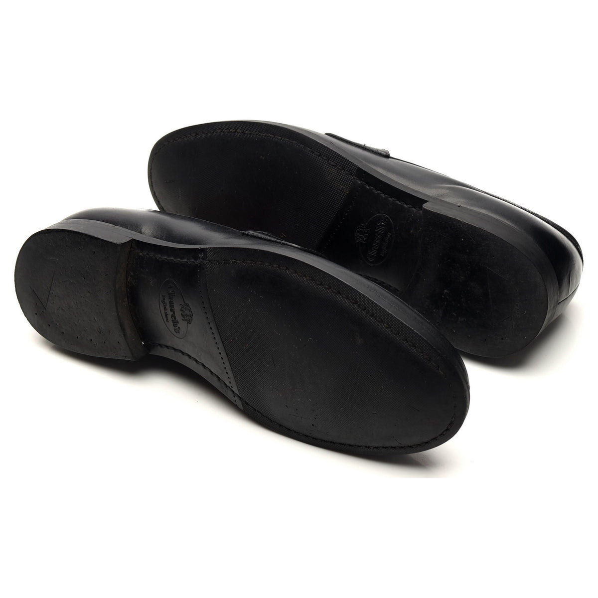 &#39;Elveden&#39; Black Leather Loafer UK 7 F