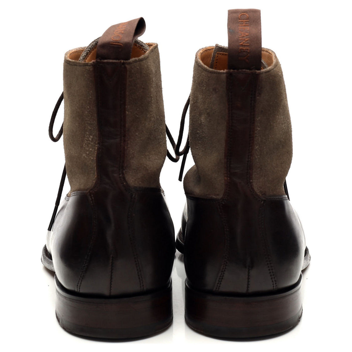 &#39;Brixworth&#39; Dark Brown Leather Boots UK 9 F