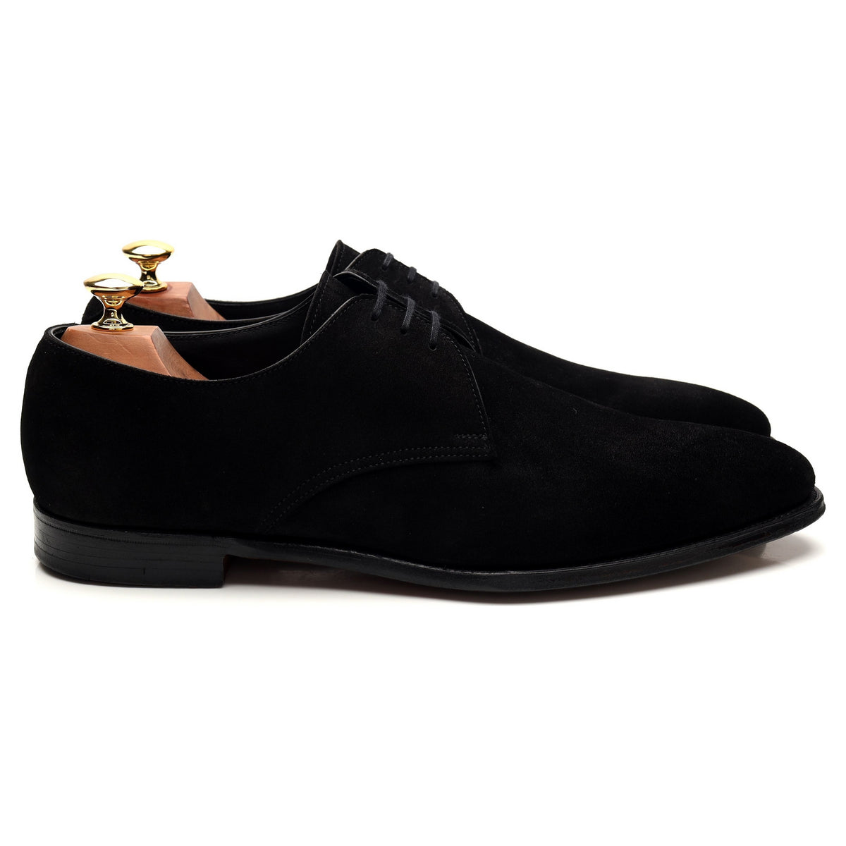 &#39;Hoxton&#39; Black Suede Derby UK 9.5 E