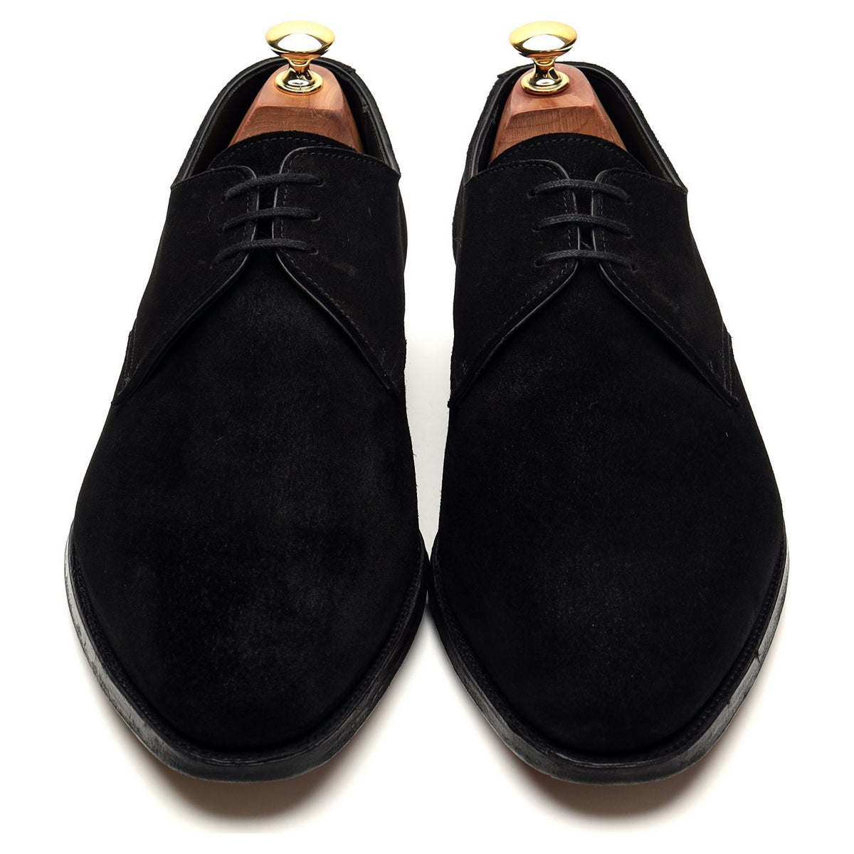 &#39;Hoxton&#39; Black Suede Derby UK 9.5 E