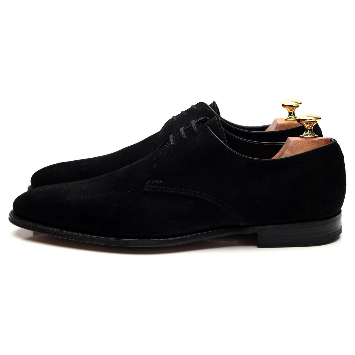 &#39;Hoxton&#39; Black Suede Derby UK 9.5 E