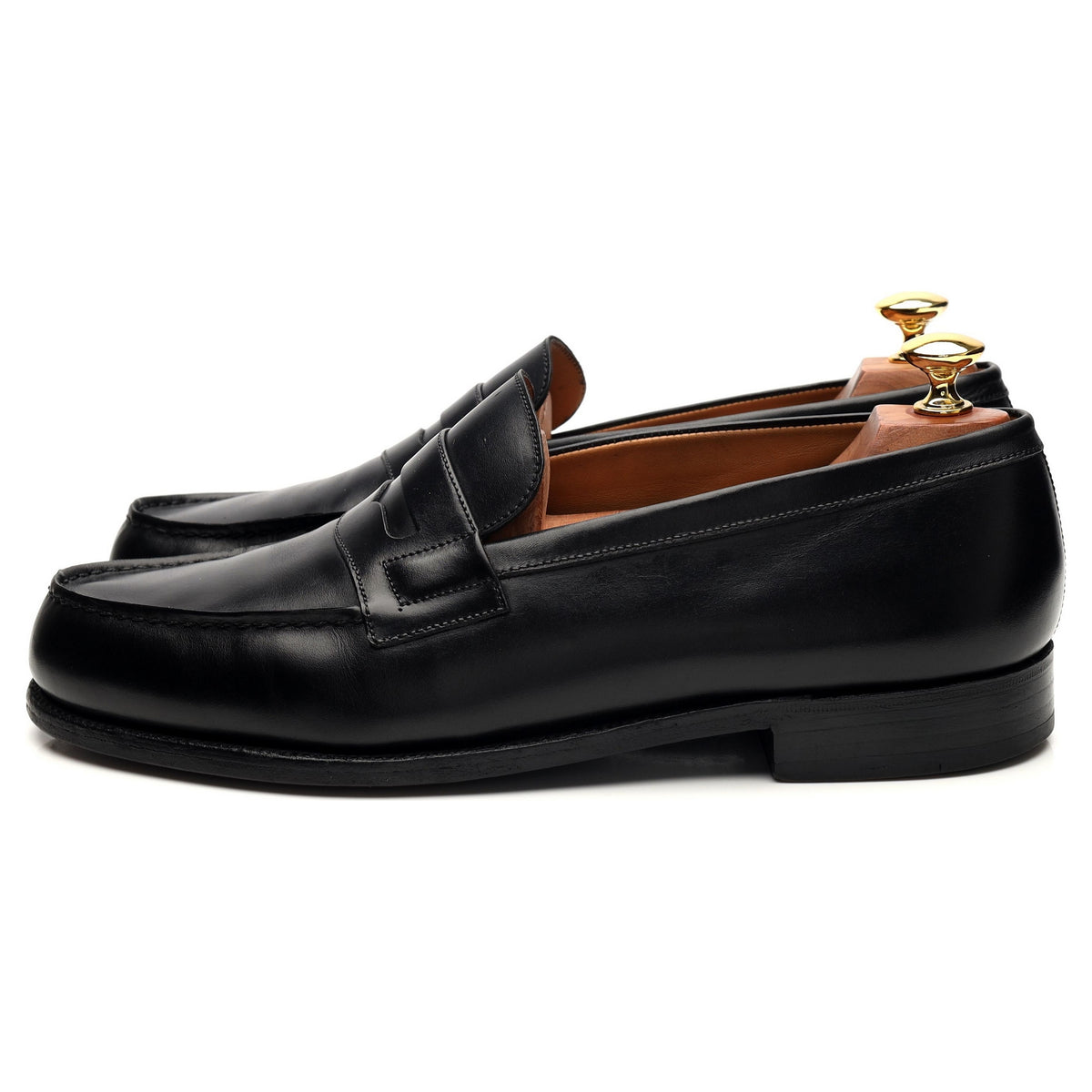 &#39;180 Mocassin&#39; Black Leather Loafer 9 D UK 10