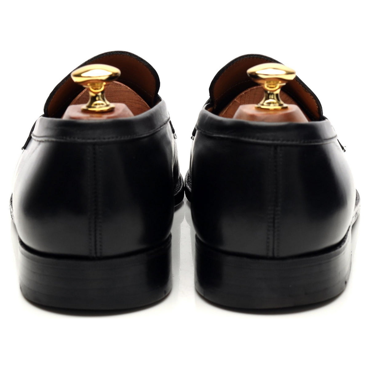 &#39;180 Mocassin&#39; Black Leather Loafer 9 D UK 10