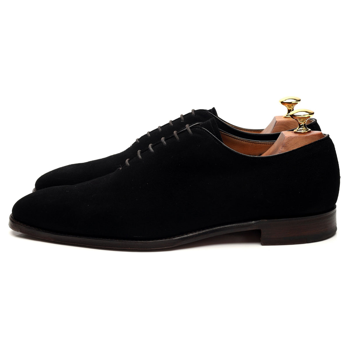 &#39;Berkeley&#39; Black Suede Wholecut Oxford UK 9 F