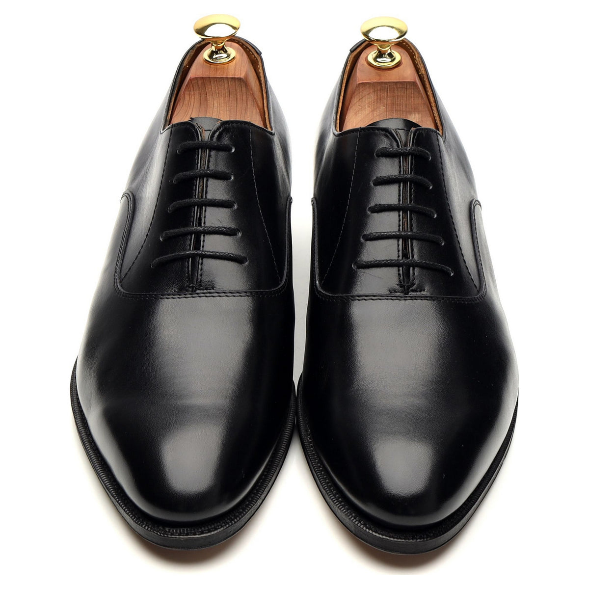 Linea Maestro &#39;102620&#39; Black Leather Oxford UK 9 E