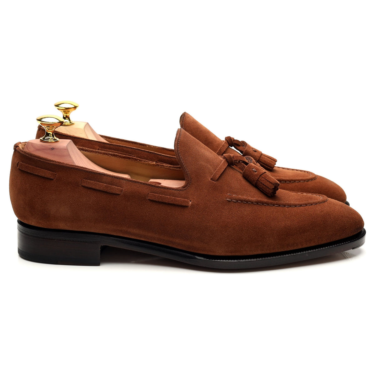 &#39;144 Artista&#39; Brown Suede Tassel Loafer UK 7.5 F