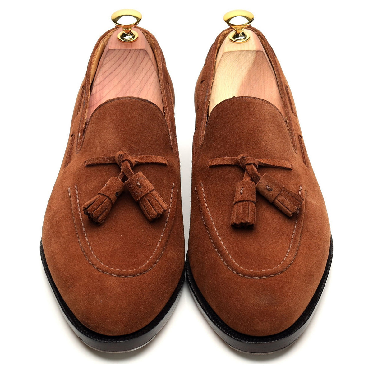 &#39;144 Artista&#39; Brown Suede Tassel Loafer UK 7.5 F