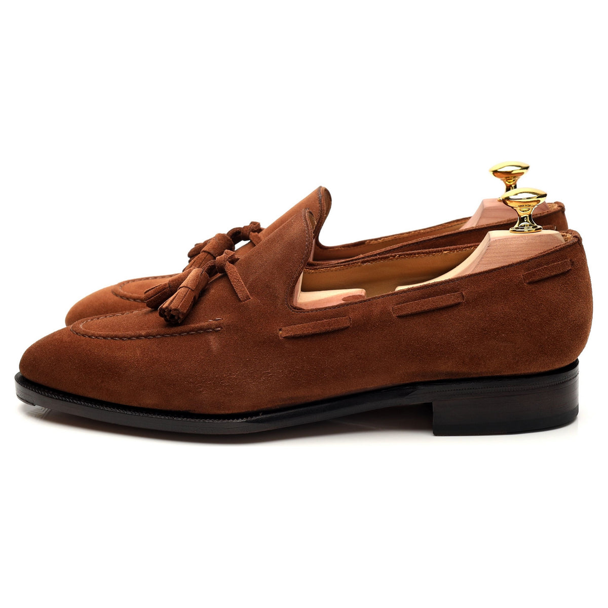 &#39;144 Artista&#39; Brown Suede Tassel Loafer UK 7.5 F