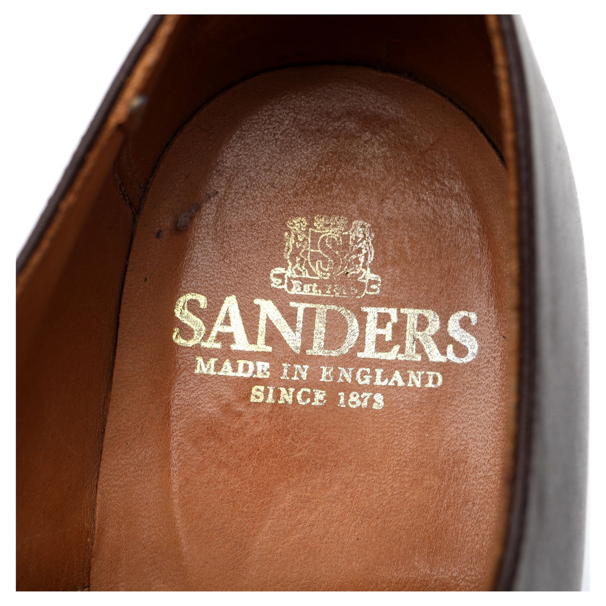 &#39;9748&#39; Dark Brown Leather Split Toe Derby UK 11