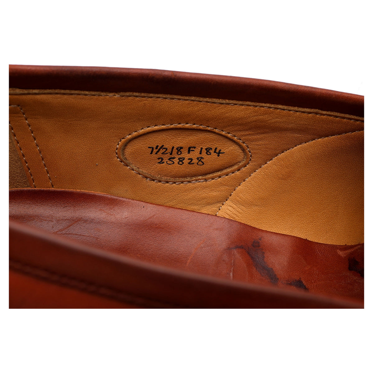 &#39;Montpellier&#39; Tan Brown Leather Loafers UK 7.5 F