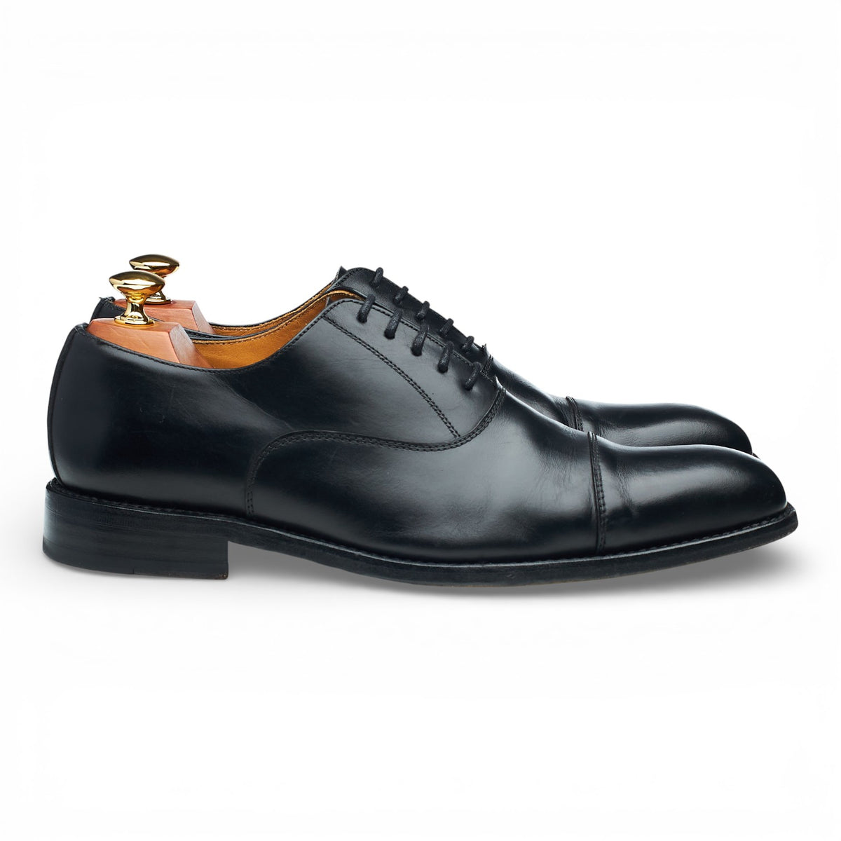 '1889' Black Leather Oxford UK 10