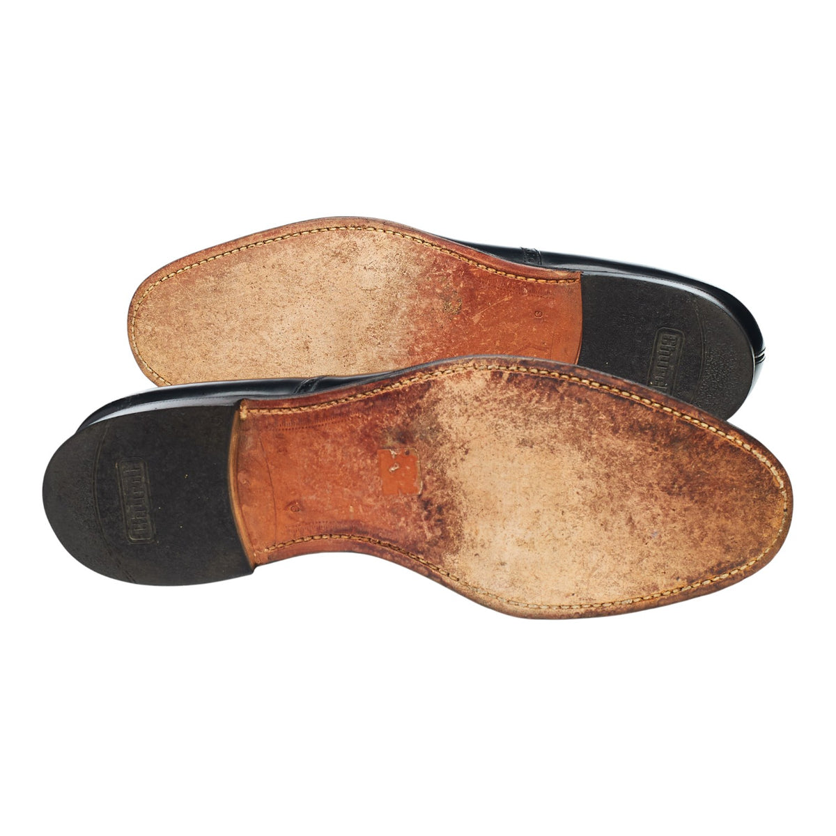 'Wye' Black Leather Oxford Brogues UK 10.5 G