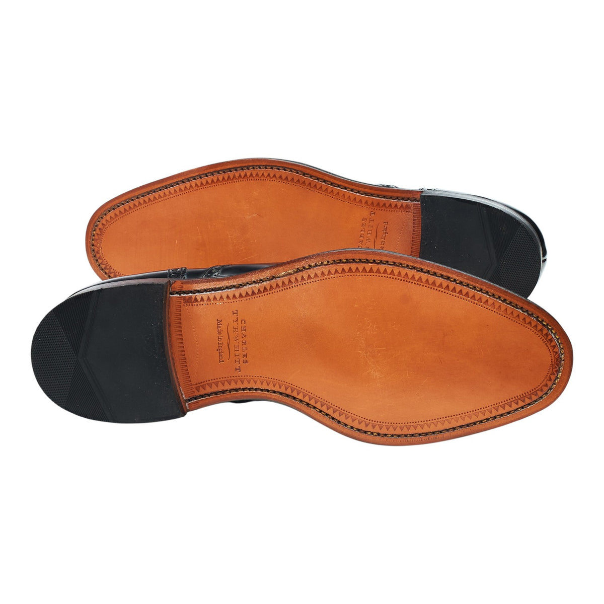 Charles Tyrwhitt Black Leather Oxford Brogues UK 8 F