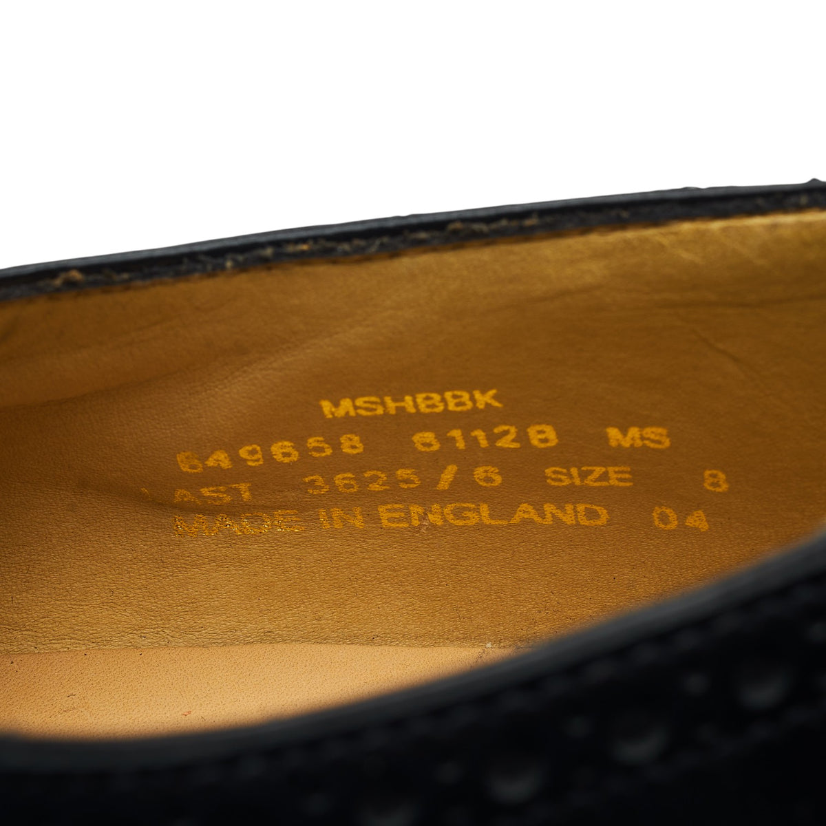 Charles Tyrwhitt Black Leather Oxford Brogues UK 8 F