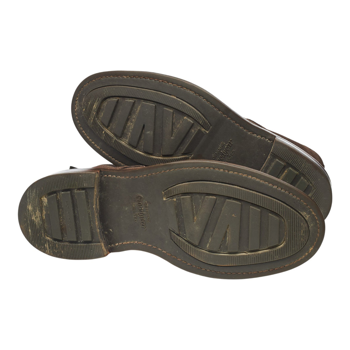 1880 'Bedale' Dark Brown Waxed Suede Brogue Boots UK 7.5 G