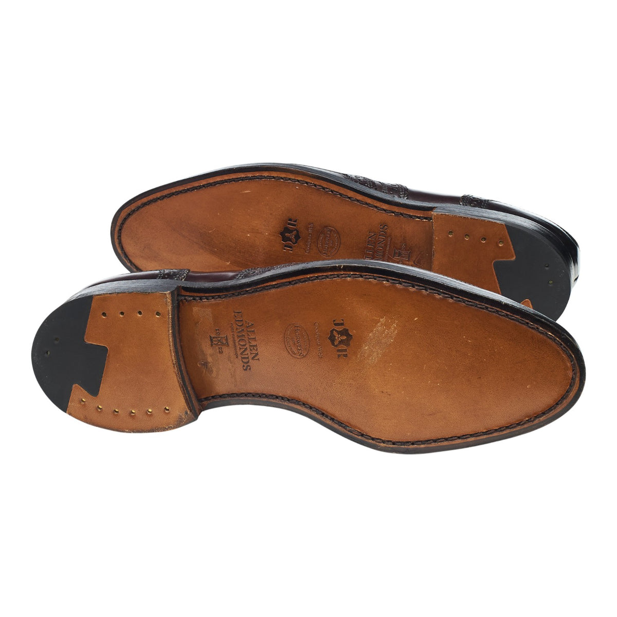 'Cambridge' Burgundy Cordovan Leather Oxford Brogues UK 8 US 9 D