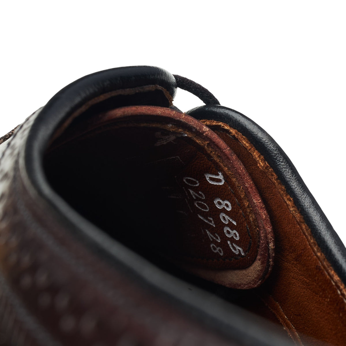 'Cambridge' Burgundy Cordovan Leather Oxford Brogues UK 8 US 9 D