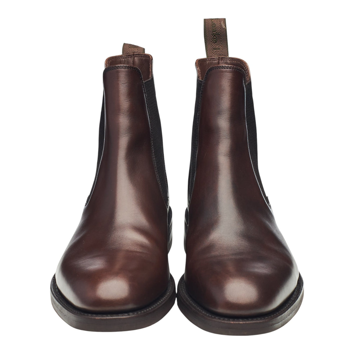 'Buscot' Dark Brown Leather Chelsea Boots UK 8 F