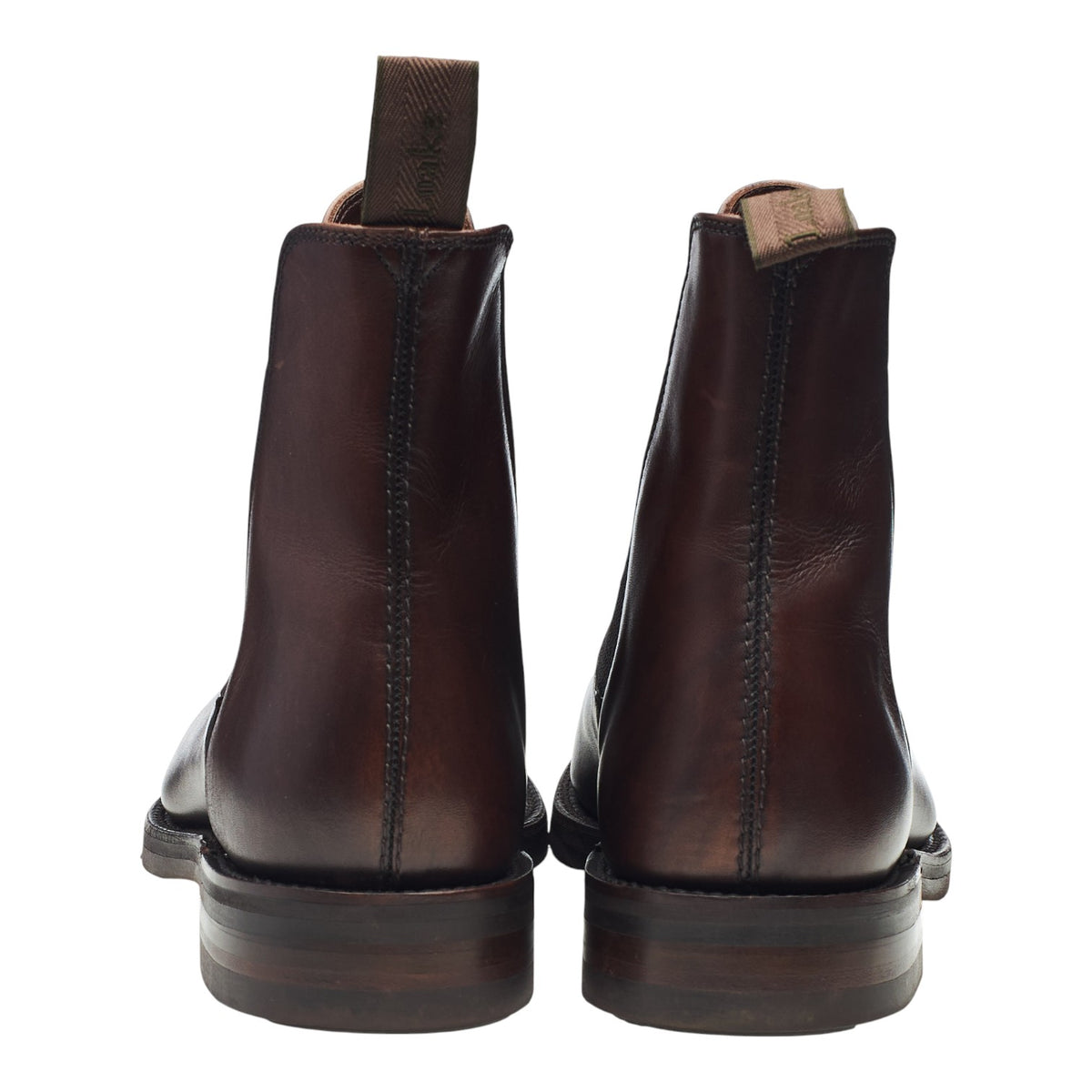 'Buscot' Dark Brown Leather Chelsea Boots UK 8 F