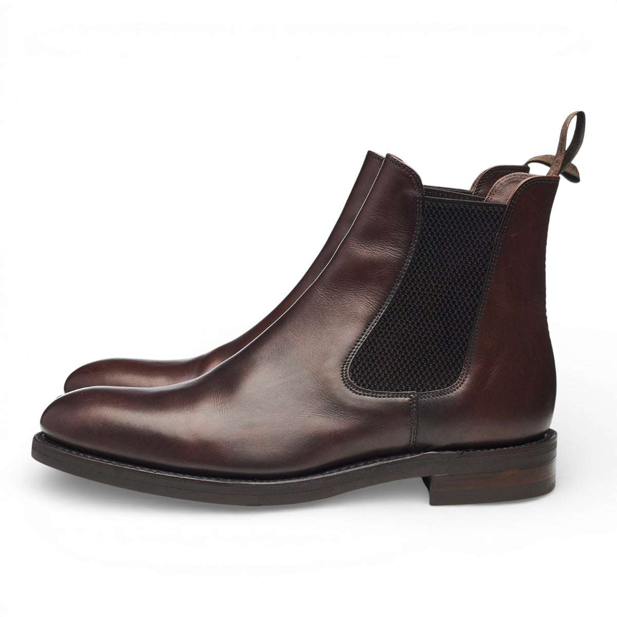 'Buscot' Dark Brown Leather Chelsea Boots UK 8 F