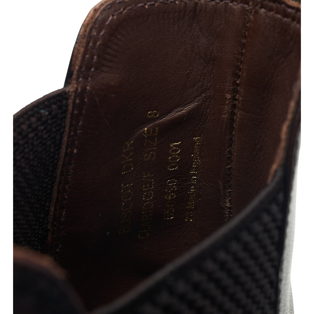 'Buscot' Dark Brown Leather Chelsea Boots UK 8 F