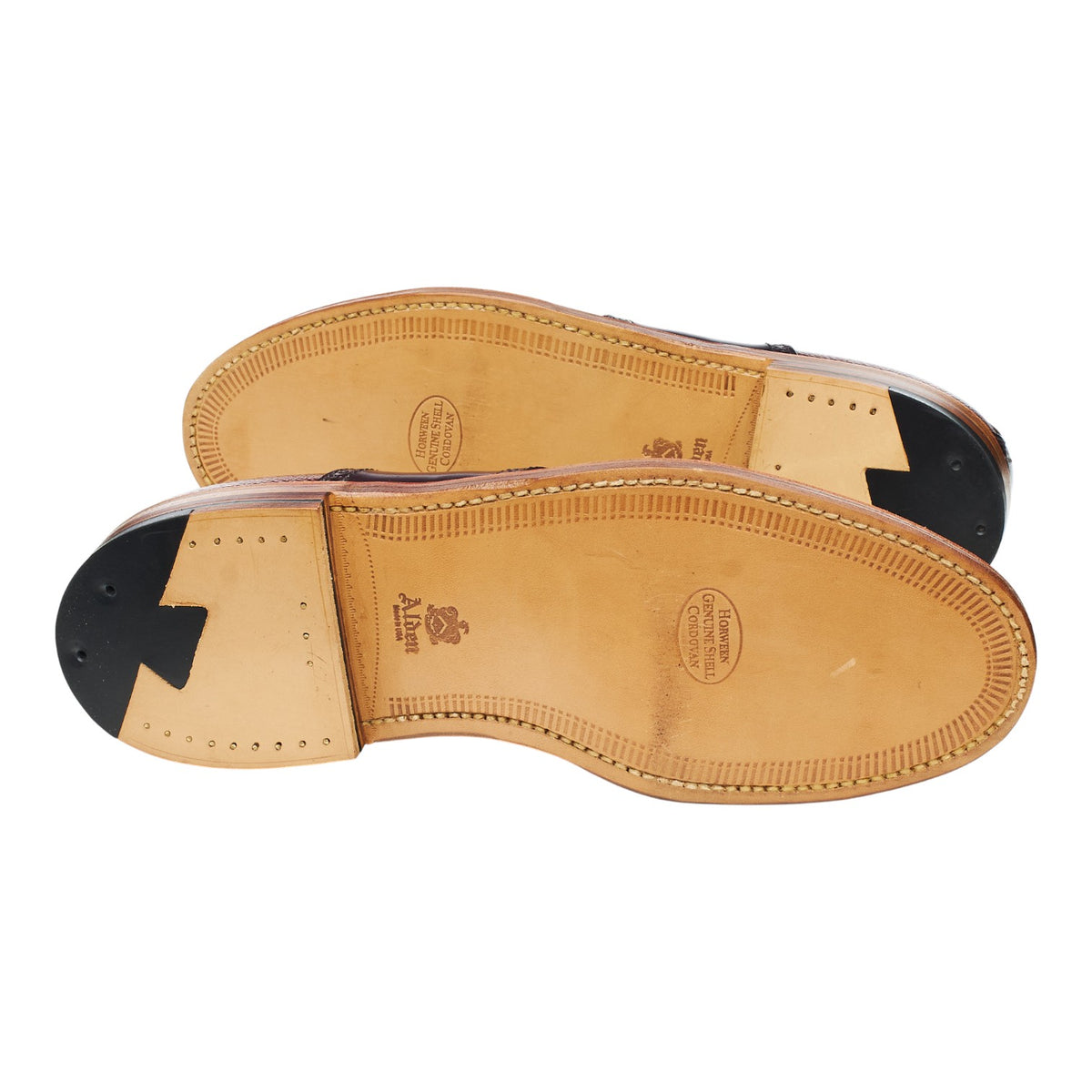 Nordstrom 'D3306' Burgundy Cordovan & Brown Grain Leather Saddle Oxford UK 7.5 US 8 D