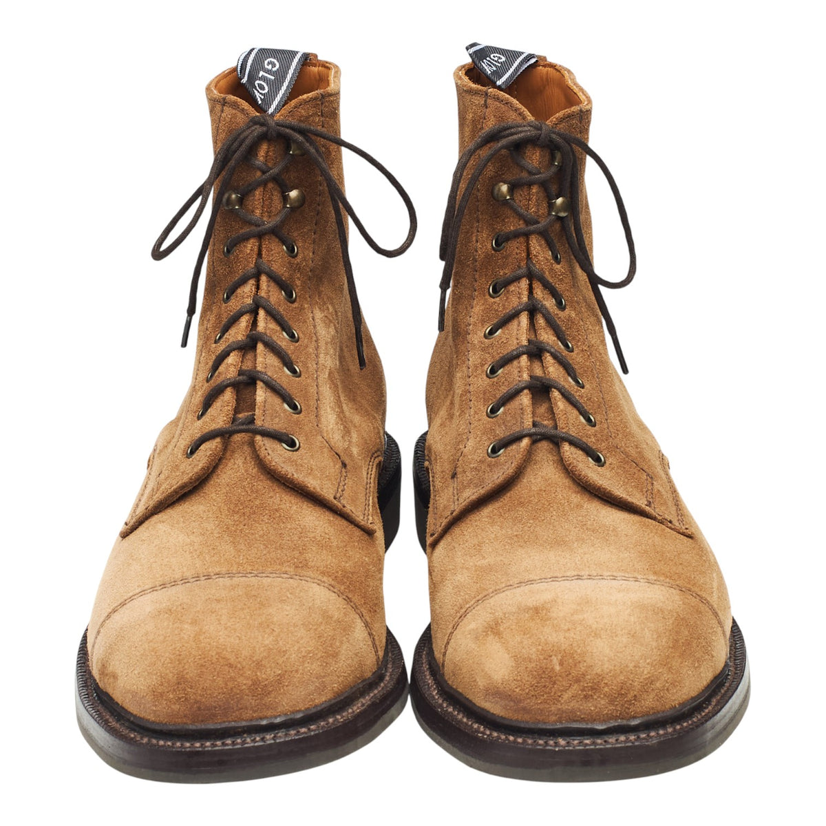 Gloverall Snuff Brown Suede Boots UK 10