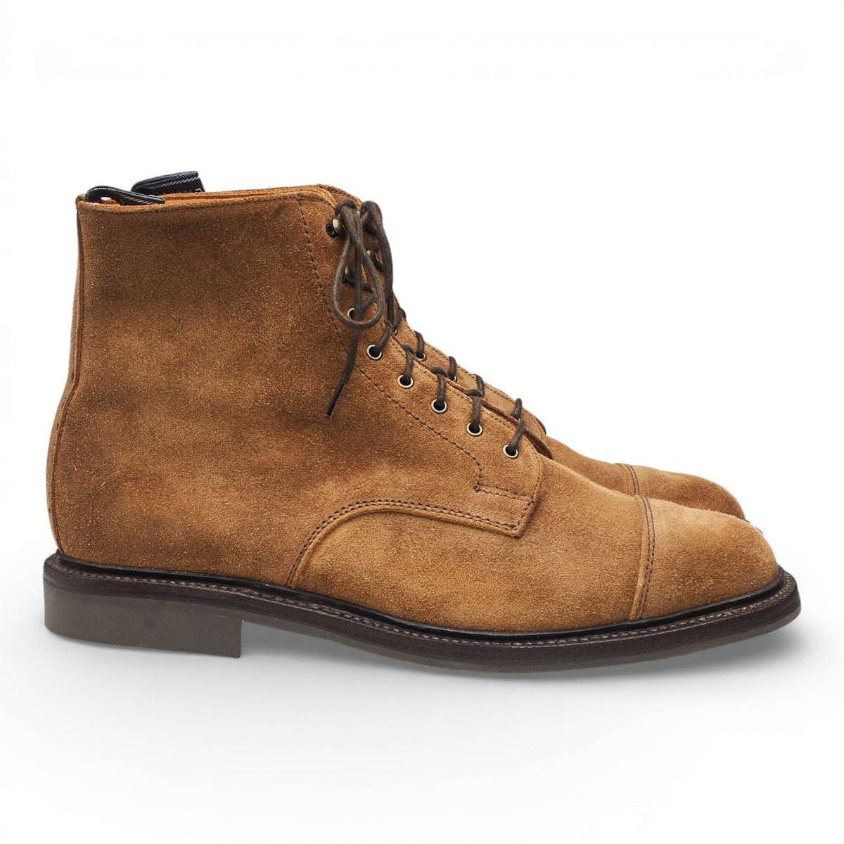 Gloverall Snuff Brown Suede Boots UK 10