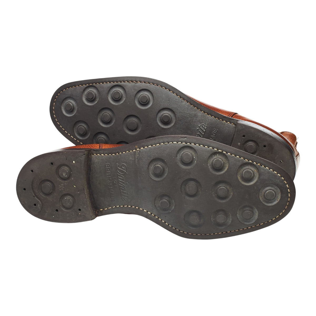 Cheaney 'Oakley' Tan Brown Grain Leather Chelsea Boots UK 8 F