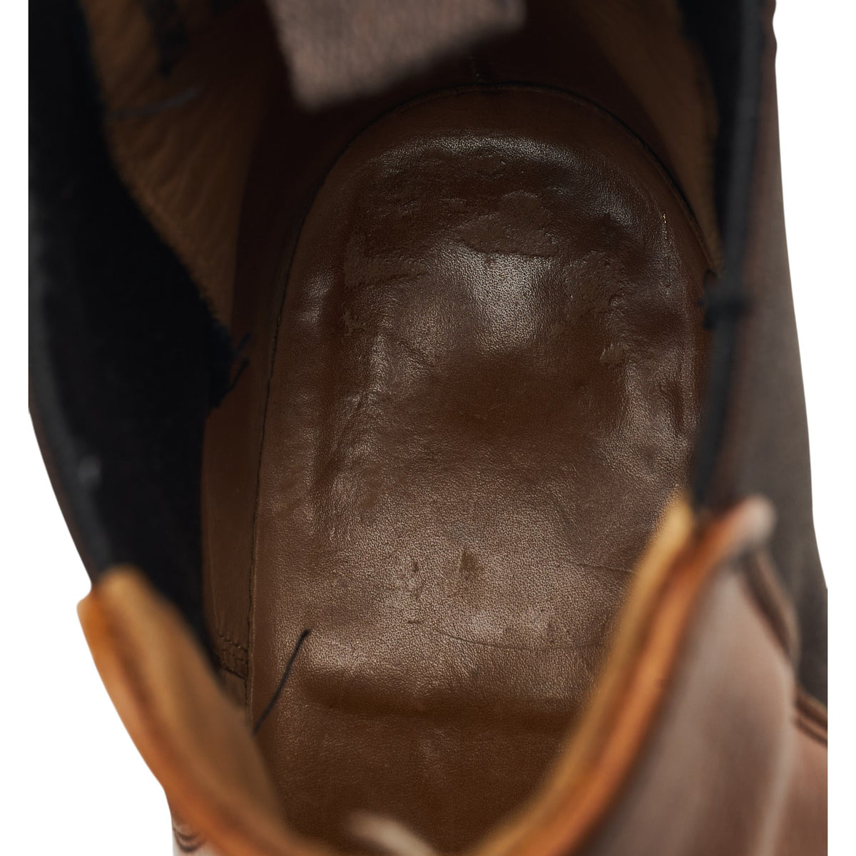 Cheaney 'Oakley' Tan Brown Grain Leather Chelsea Boots UK 8 F