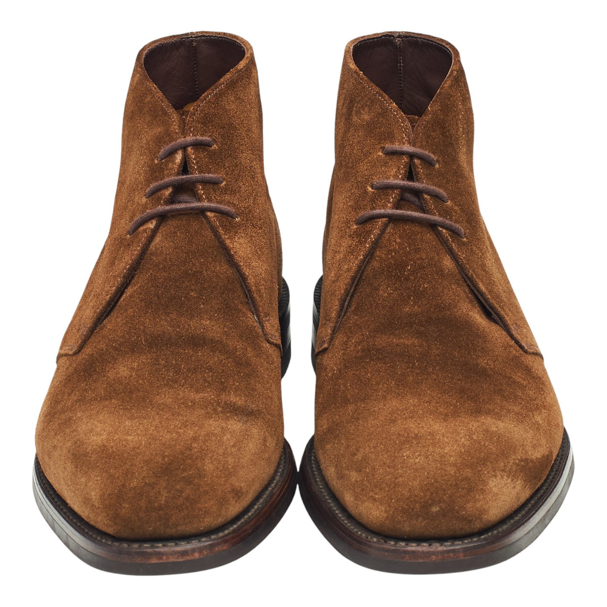 1880 'Pimlico' Snuff Brown Suede Chukka Boots UK 8 F
