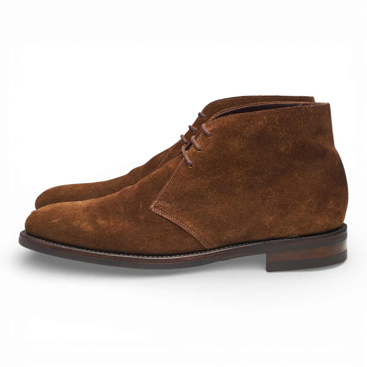 1880 'Pimlico' Snuff Brown Suede Chukka Boots UK 8 F