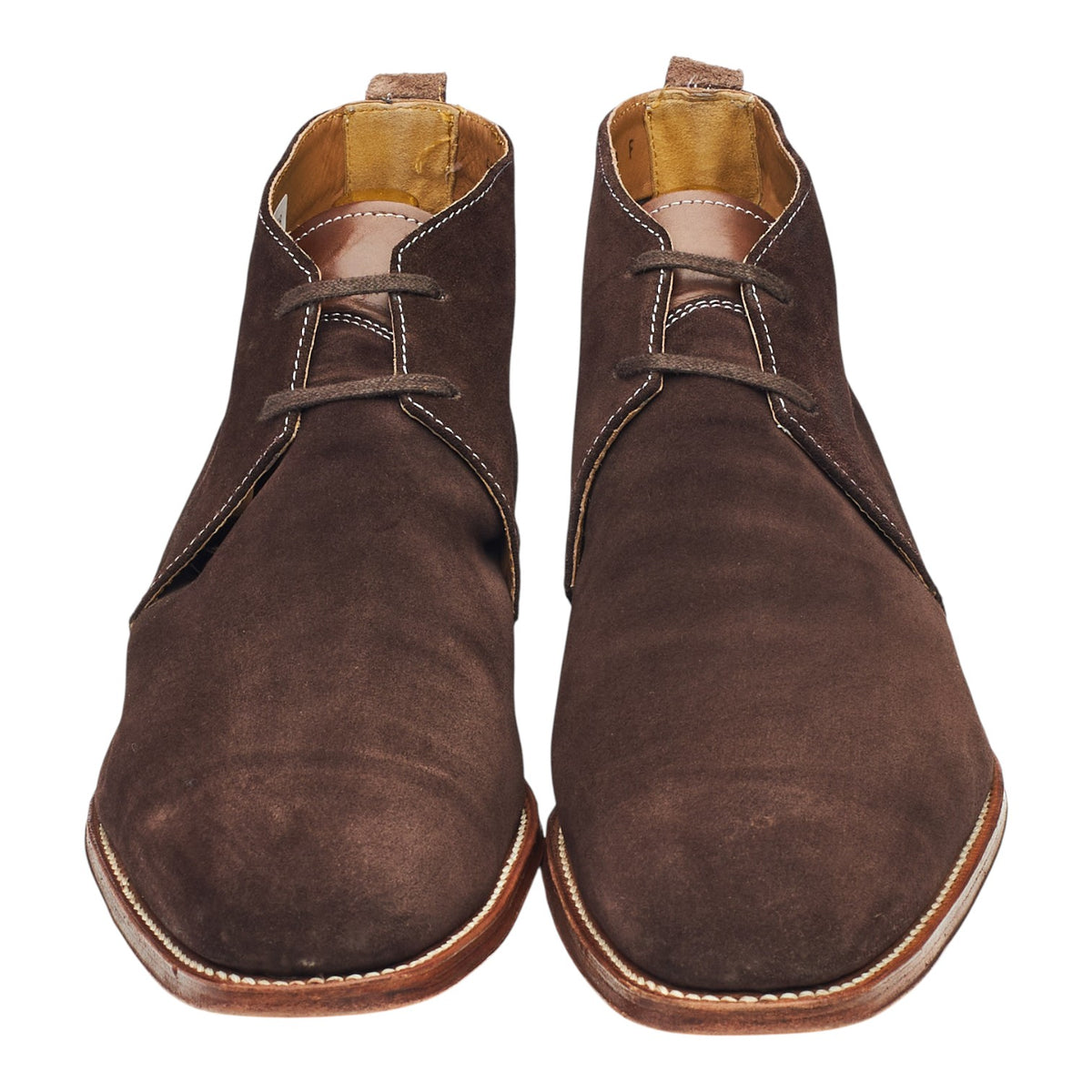 'Smith' Dark Brown Suede Chukka Boots UK 9 F