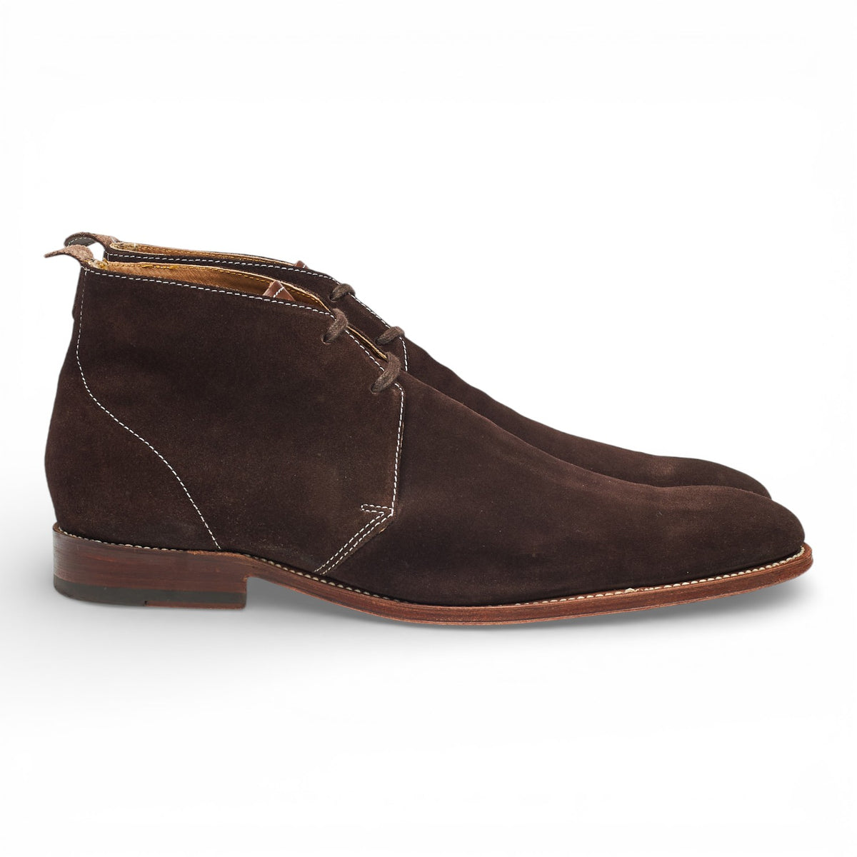 'Smith' Dark Brown Suede Chukka Boots UK 9 F