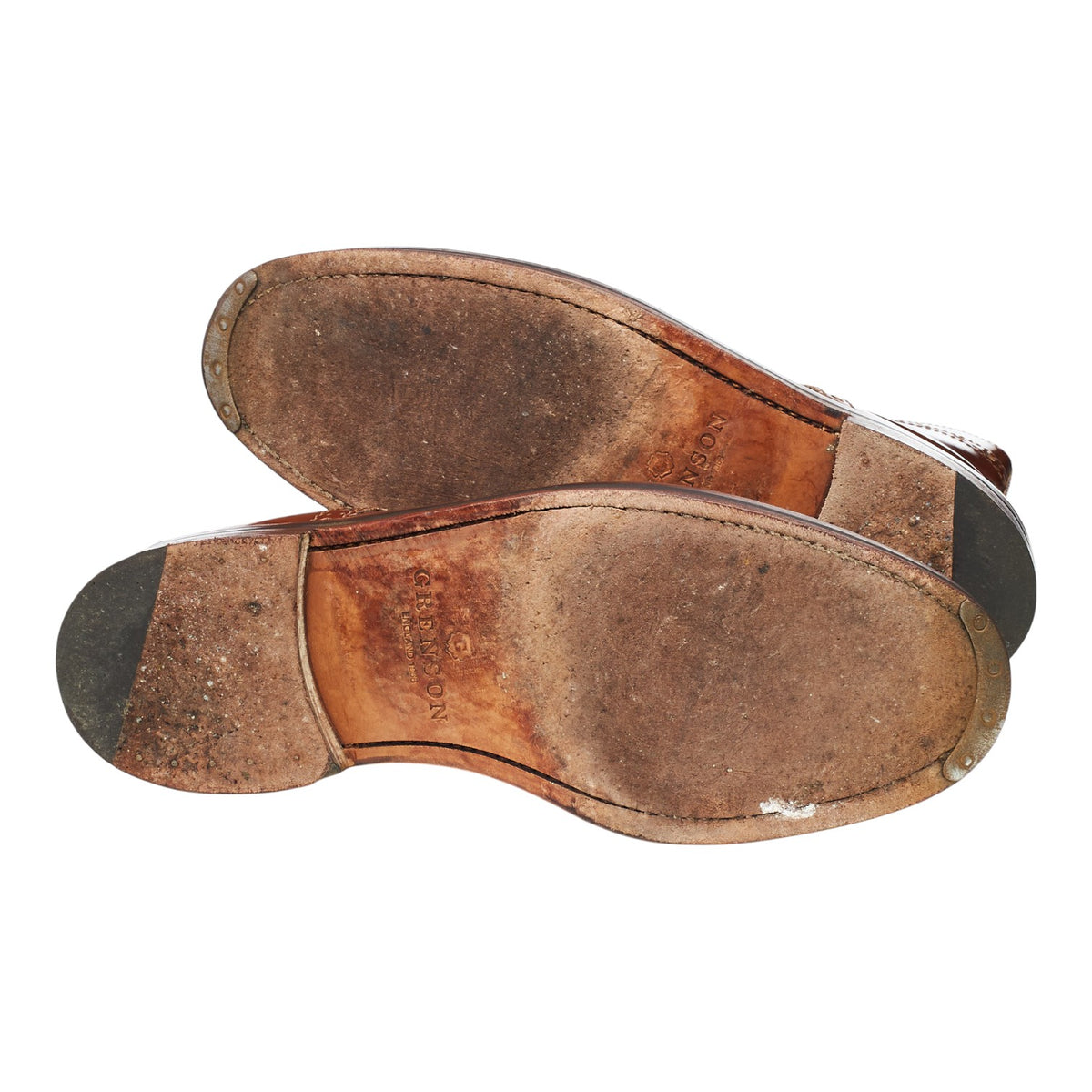 'Fred' Brown Leather Brogue Boots UK 10.5 G