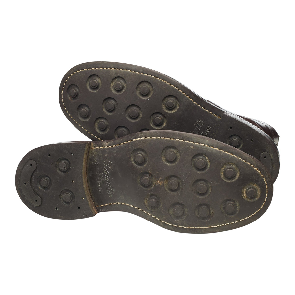 'Stow' Dark Brown Leather Brogue Boots UK 8