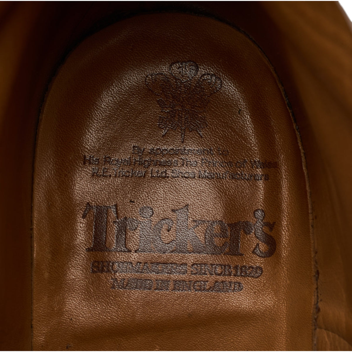 'Stow' Dark Brown Leather Brogue Boots UK 8