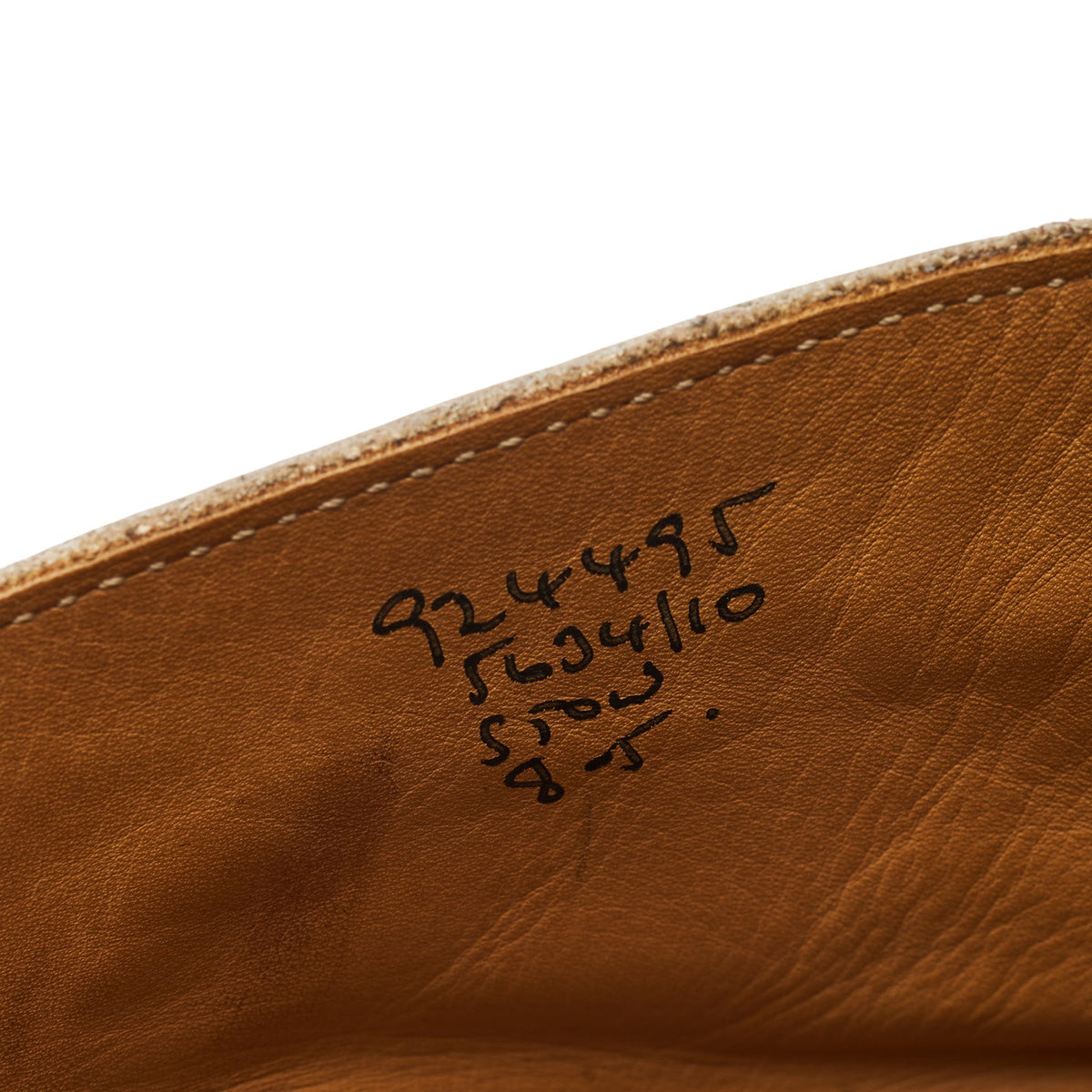 'Stow' Dark Brown Leather Brogue Boots UK 8